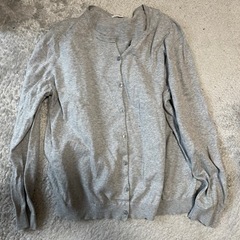 ユニクロ　カーディガン　グレー　レディース　3XL