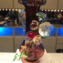 花瓶  琉球ガラス