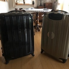 お届けできます✳︎海外旅行用✳︎大型スーツケース2個✳︎旅行用小...