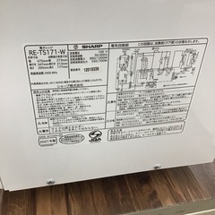 #J-15【ご来店頂ける方限定】SHARPのフラット電子レンジです