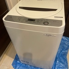 受け渡し先決定★美品 SHARP 5.5kg 洗濯機【ES-GE5B】