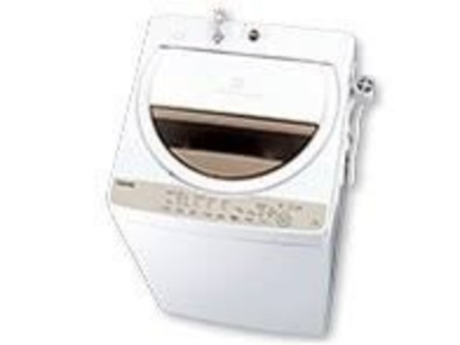 東芝 全自動洗濯機 6kg ステンレス槽 風呂水ポンプ付 グランホワイト AW-6G5(W)