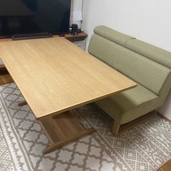 シギヤマ家具　ダイニング　テーブル　チェア　セット　テーブル高さ調整可