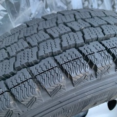 ★バリ山 令和5年1月〜3月のみ使用 軽トラ 145R12 ホイール&スタッドレス