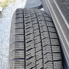 スタッドレスタイヤ付き純正ホイール 4本　ステップワゴン　RK　シルバー×ポリッシュ　16インチ 6J　+50　114.3　5穴　205/60 r16 vrx2