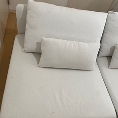 美品　IKEA ソーデルハムン　3人掛け　フィーンスタホワイト
