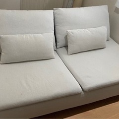 美品　IKEA ソーデルハムン　3人掛け　フィーンスタホワイト