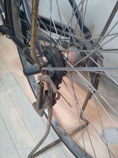 自転車中古 BITTER カゴリアキャリア付き 鍵新品 タイヤ26インチ