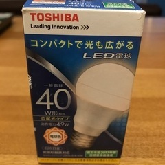 ＬＥＤ電球　東芝