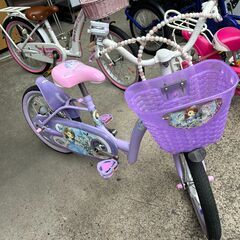 ▼リサイクルショップだいえい　子供 自転車 16インチ プリンセ...