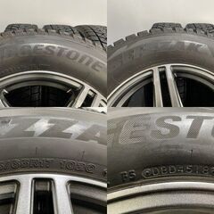 【BS BLIZZAK DM-V2 225/65R17】スタッドレス【WAREN ヴァーレン 17インチ 7J5HPCD114.3+38】バリ溝 ハリアー等　(MTG380) BS BLIZZAK DM-V2 225/65R17】スタッドレス【WAREN ヴァーレン 17