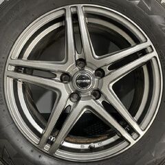 【BS BLIZZAK DM-V2 225/65R17】スタッドレス【WAREN ヴァーレン 17インチ 7J5HPCD114.3+38】バリ溝 ハリアー等　(MTG380) BS BLIZZAK DM-V2 225/65R17】スタッドレス【WAREN ヴァーレン 17