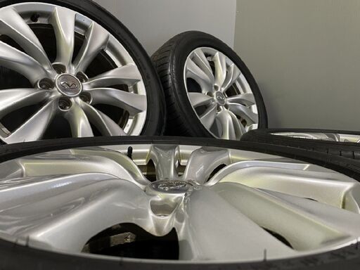 Y51フーガ 純正ホイール 18インチ 流用等にも DUNLOP LE MANS V 245