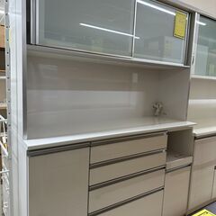 ジモティ来店特価!!　食器棚　コガクラフト　ホワイト　　J-1013