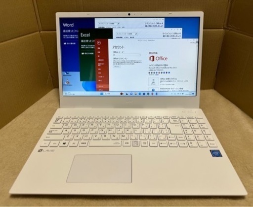 すぐ使用可能：2021年製　NEC N1515CAW-H8 Office付き