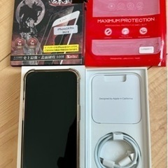 【最終値下げ】iPhone14Pro 人気のゴールド 256GB美品　SIMフリー バッテリー残量97% おまけ付き