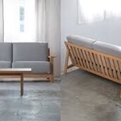 無印良品　MUJI ウレタンポケットコイル2シーター　グレー　美品