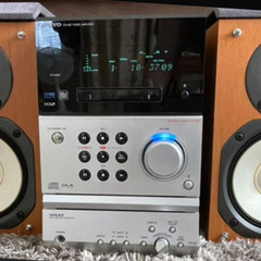 Onkyo FR-B7 CD MDミニコンポ木目調