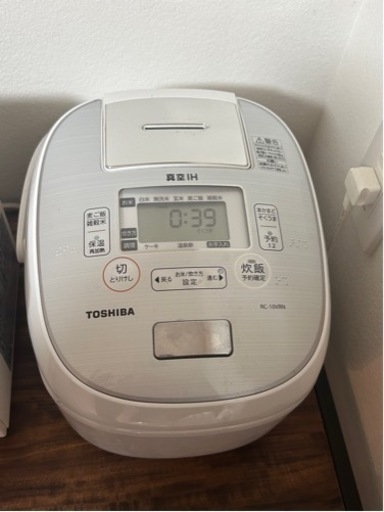 炊飯器TOSHIBA RC-10VRN(W)