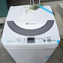 SHARP ES-GE55N-S 縦型洗濯機無料で譲ります