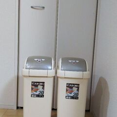 Amazon購入日本製tonboスライドタイプゴミ箱2点セット