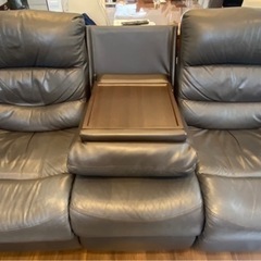 電動リクライニングソファ（片側）3人掛け