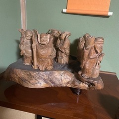 木彫りの七福神セット