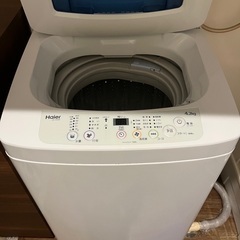 【取り引き中】ハイアール　洗濯機　糸くずフィルターの予備付き