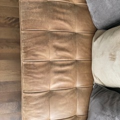 オピアム 2.5人掛けソファ スーパーレザーテックス オーカーブラウン