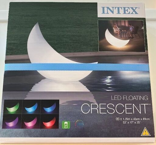 LED フローティングクレセントマット 135×43×89cm INTEX インテックス