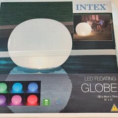 LED フローティンググローブライト 89×79cm　INTEX...