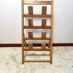 IKEA/イケア スリッパ立て 木製　スリッパラック スタンド  