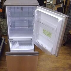 冷蔵庫 2ドア 137L 2019年製 シャープ SJ-D14E-N ブロンズ系 130Lクラス 百Lクラス 一百L 右開き 札幌 厚別店