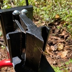 受け渡し予定者決定」手動式油圧薪割機