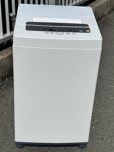 ￥12100(税込) アイリスオーヤマ全自動洗濯機 IAW-T502EN 2020年製  5kg