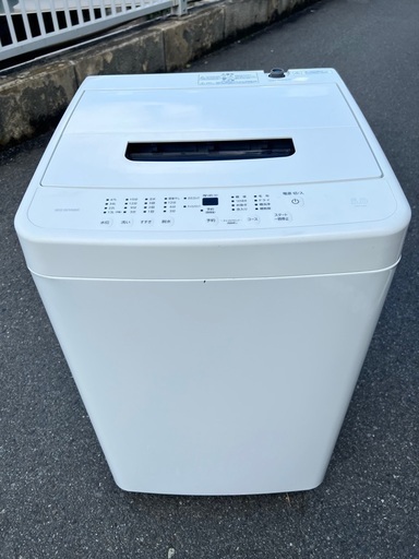 ￥14300(税込) IRIS OHYAMA 全自動洗濯機 IAW-T504 2022年製  5kg