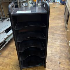 リサイクルストアスターズ鹿大店】マルチ収納棚 ダークブラウン 本棚