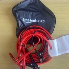 充電用ブースターケーブル　Amazon basics　ジャンパー...