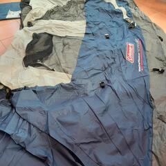 キャンプベッド付きコールマン　ウェザーマスタースクリーンテント7人用