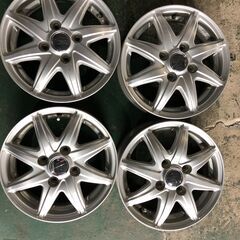 早い者勝ち！中古ﾎｲｰﾙ！LAPORTA　13インチ　4.5J+45　4-100　4本セット