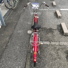 ☆ジモティ割あり☆ 自転車 26インチ レッド クリーニング済み KJ3238