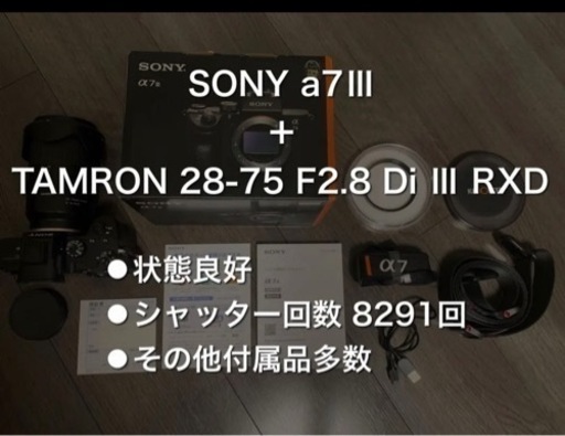 SONY α‬7Ⅲ ミラーレス一眼レフ