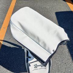 値下げ【美品】アンダーアーマー レザー キャディバッグ 正規品
