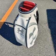 値下げ【美品】アンダーアーマー レザー キャディバッグ 正規品
