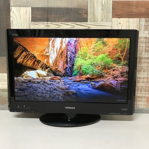 即日受渡❣️日立22型HDD内蔵録画高性能4850円
