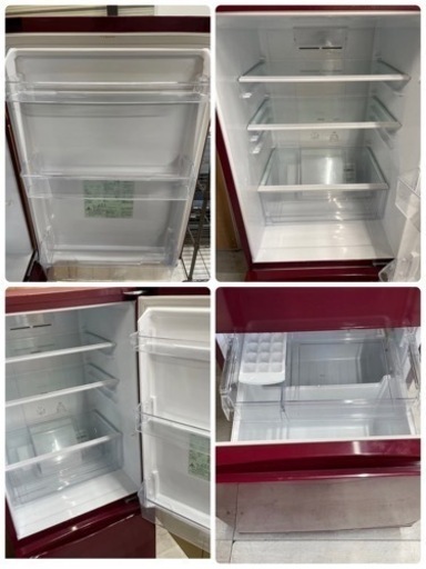 中古】AQUA 2ドア 冷蔵庫 AQR-18G 2018年製 184L - 冷蔵庫