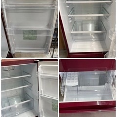 中古】AQUA 2ドア 冷蔵庫 AQR-18G 2018年製 184L🟡🟥