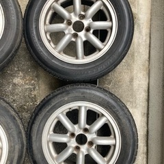 ブラックレーシング　ホイール　14インチ ＥＰ９１.ＡＷ１１で使用