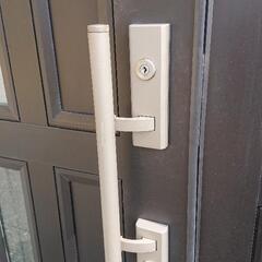 玄関親子ドア  アルミサッシ