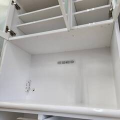 【愛品倶楽部柏店】クラフトコガ 3枚扉キッチンボード ココア90OP